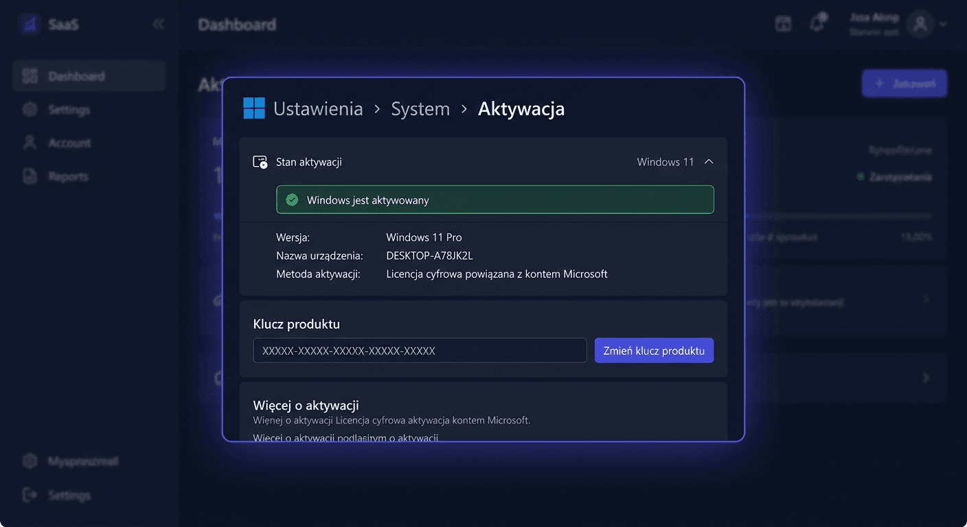 Activation of Microsoft Windows 11 Home | Help Center